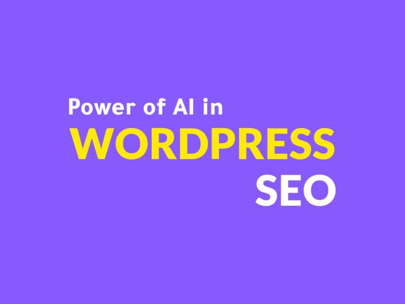 WordPress SEO with AI