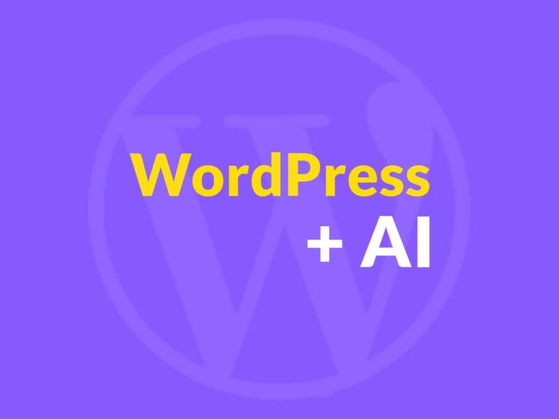 WordPress with AI